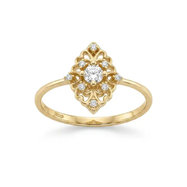14 K Vintage Yüzük