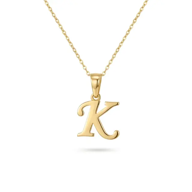 14 K K Harfi Kolye