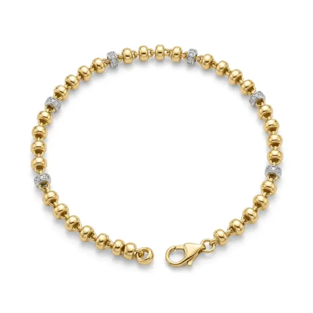 14 K Top top taşlı Bileklik