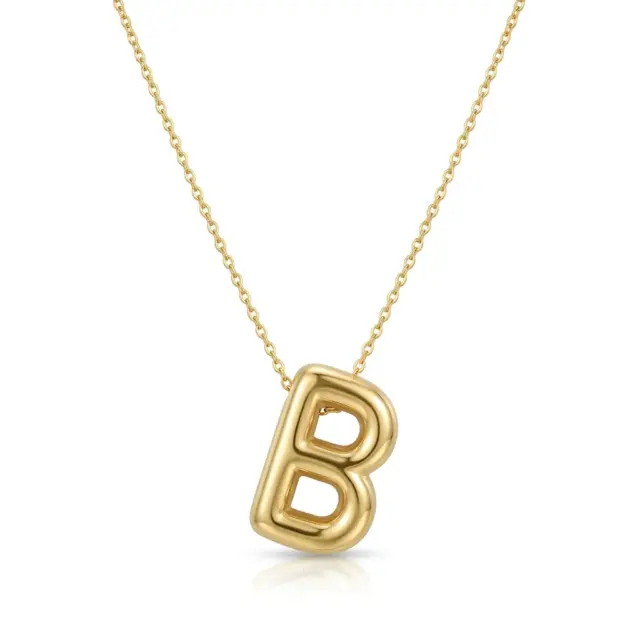 14 K B Balon Harf Kolye