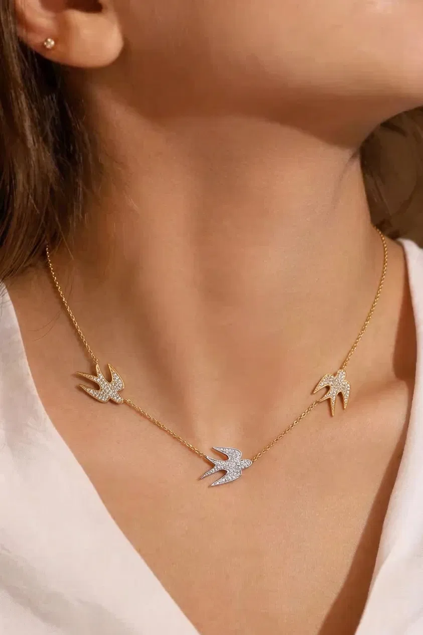 14 K Kırlangıç 3 lü Zincir