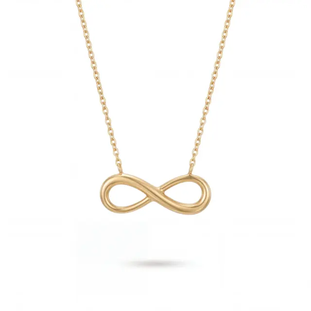 14 K Sonsuzluk Kolye