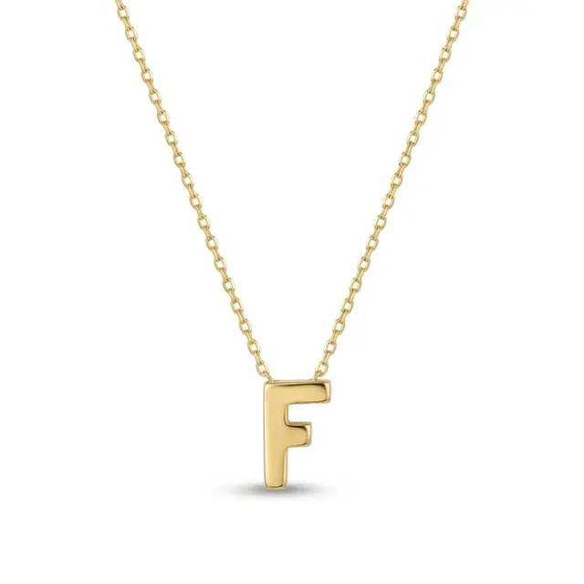 14 K F Harf Kolye