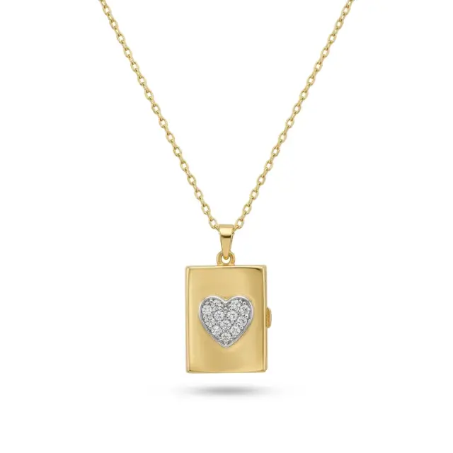 14 K Kalpli Kutu Kolye