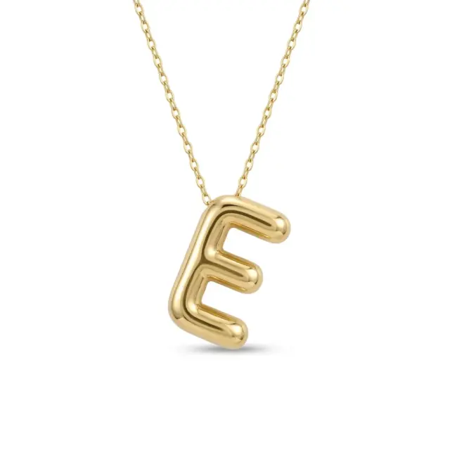 14 K E Balon Harf Kolye