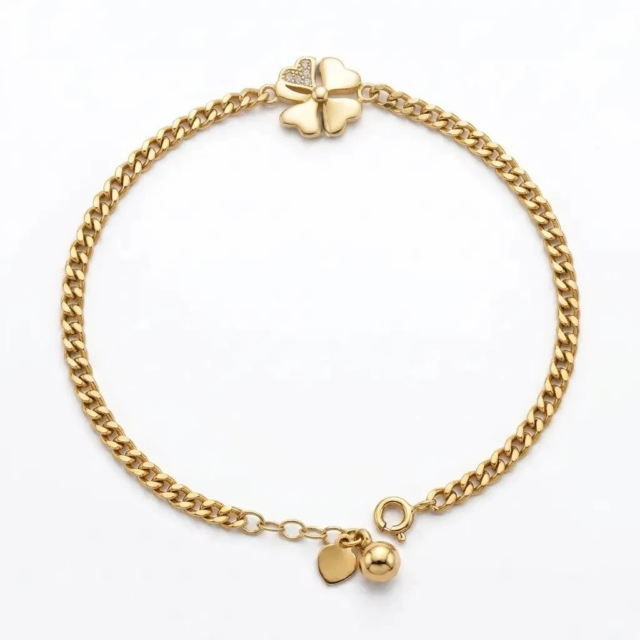 14 K Yonca Gurmet Bileklik
